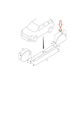 Podgląd 1 części SUZUKI 77260-54P00-5PK