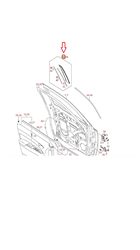 Podgląd 1 części SUZUKI 77420-54P01-000