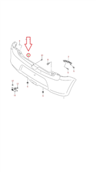 Zdjęcie 1 części SUZUKI 71811-53R00-799