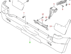 Podgląd 1 części SUZUKI 71811-64J00-799