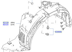 Podgląd 1 części NISSAN 638413ZL0B