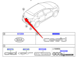 Podgląd 1 części KIA 86320A2000