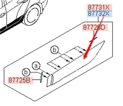 Podgląd 1 części HYUNDAI 877322S000