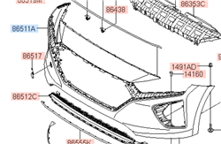 Podgląd 1 części HYUNDAI 86510G2000