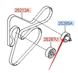 Podgląd 1 części HYUNDAI 252882F000