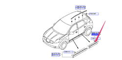 Podgląd 1 części NISSAN 82871BR01B